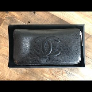 Chanel Caviar Long Wallet
